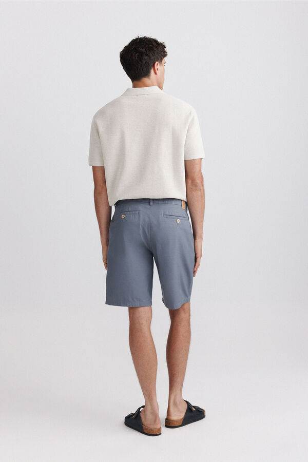 Springfield Bermuda t&eacute;cnica wide & relaxed fit azul