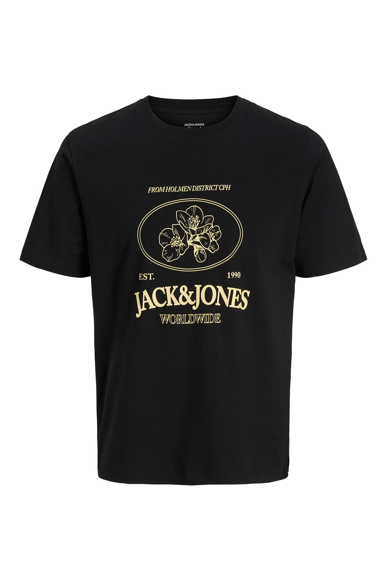 Jack & Jones T-shirt manga curta em algod&atilde;o