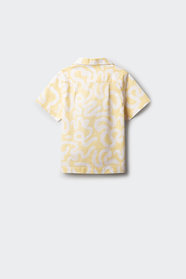 Springfield Kids Camisa geométrica para meninos estampado