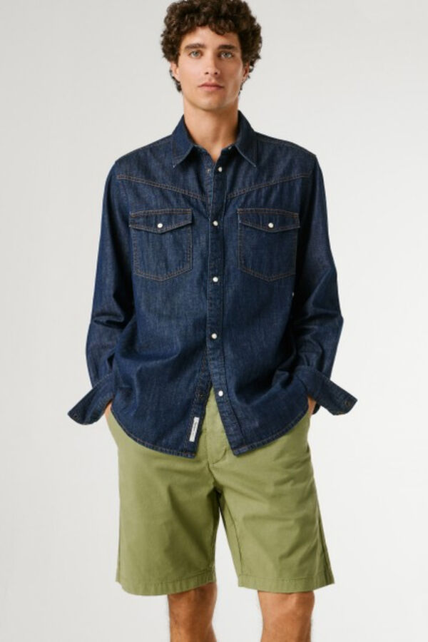 Pepe Jeans Cal&ccedil;&otilde;es chino Caqui escuro