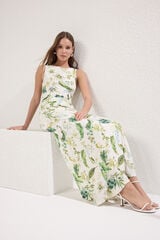 Trendyol Vestido comprido ajustado bege