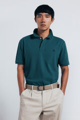 Springfield Polo piqué básico regular fit verde