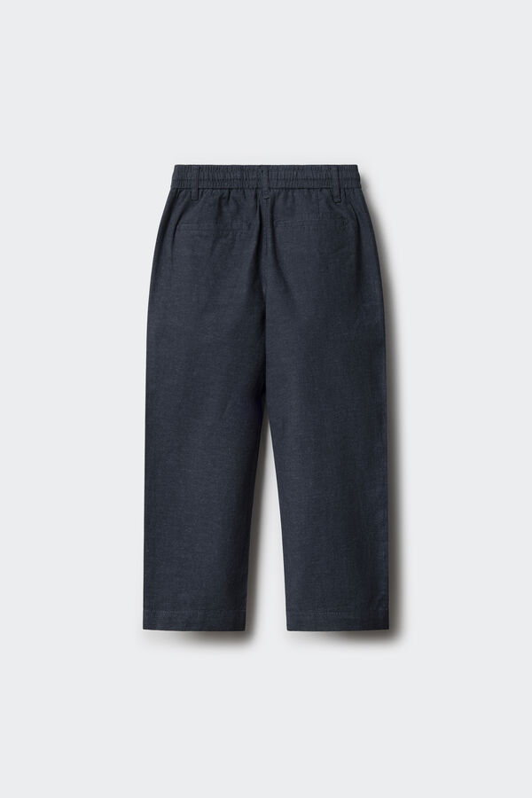 Springfield Kids Calças chino linho rapaz azul
