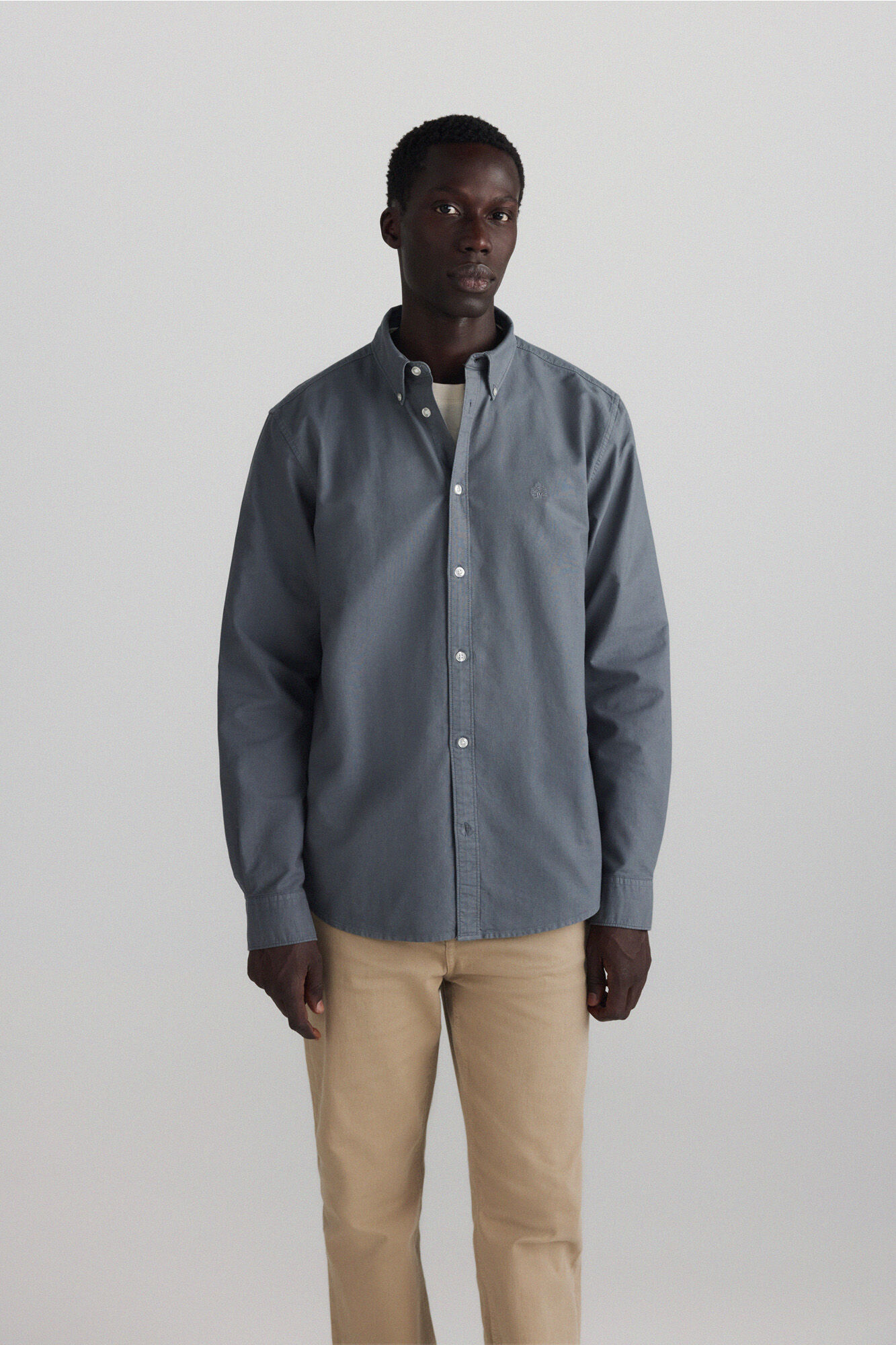 Springfield Camisa oxford tingida na pe&ccedil;a
