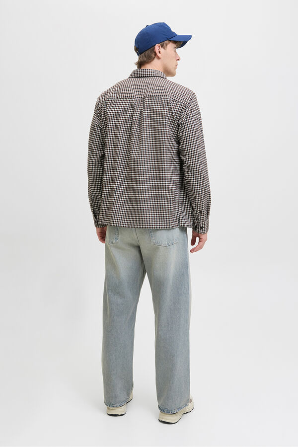 Jack & Jones Regular fit checked shirt blue