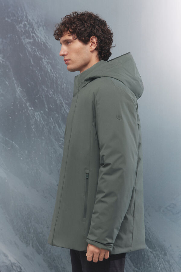 Springfield Parka acolchoada térmica verde