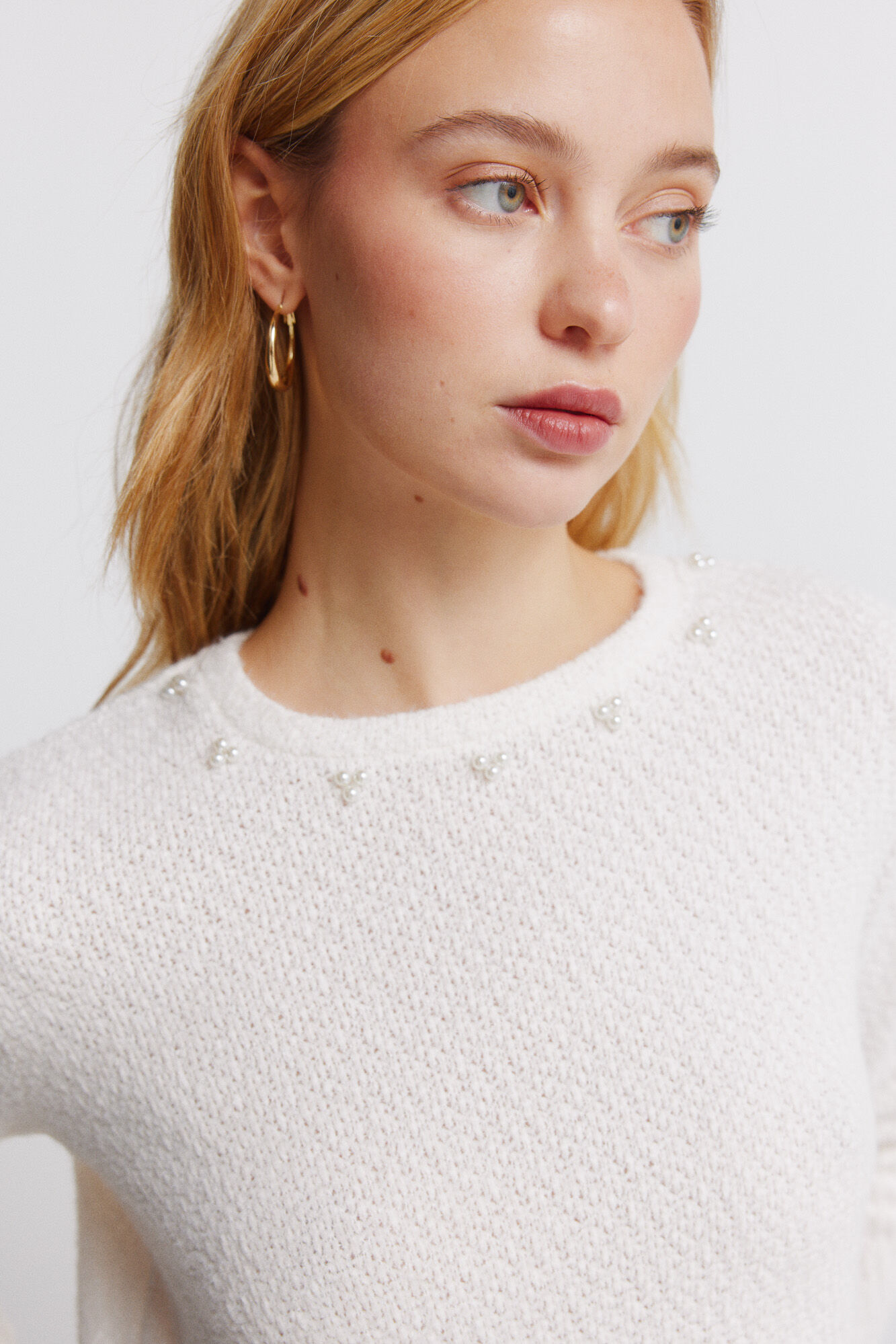 Springfield T-shirt de chenille gola fantasia