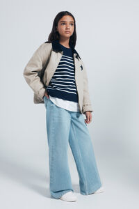 Springfield Kids denim jeans culotte para meninas