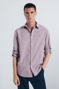 Springfield Camisa de algodão Slub