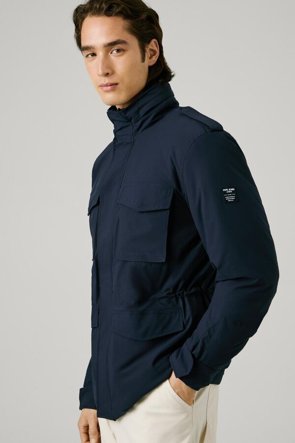 Pepe Jeans Jaqueta Sahariana Stretch azul