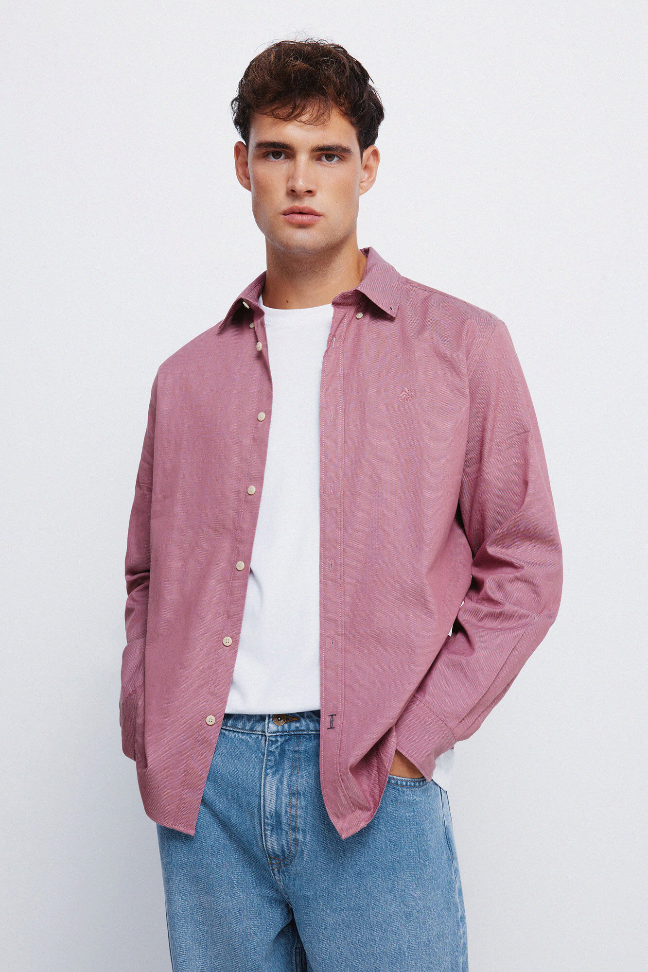 Springfield Camisa estructura bicolor