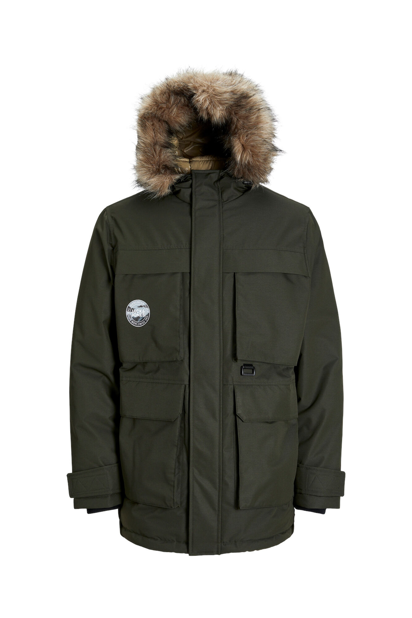Cortefiel Parka bolsillos XL