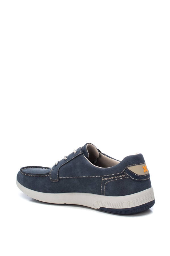 XTI Laced boat shoe blue