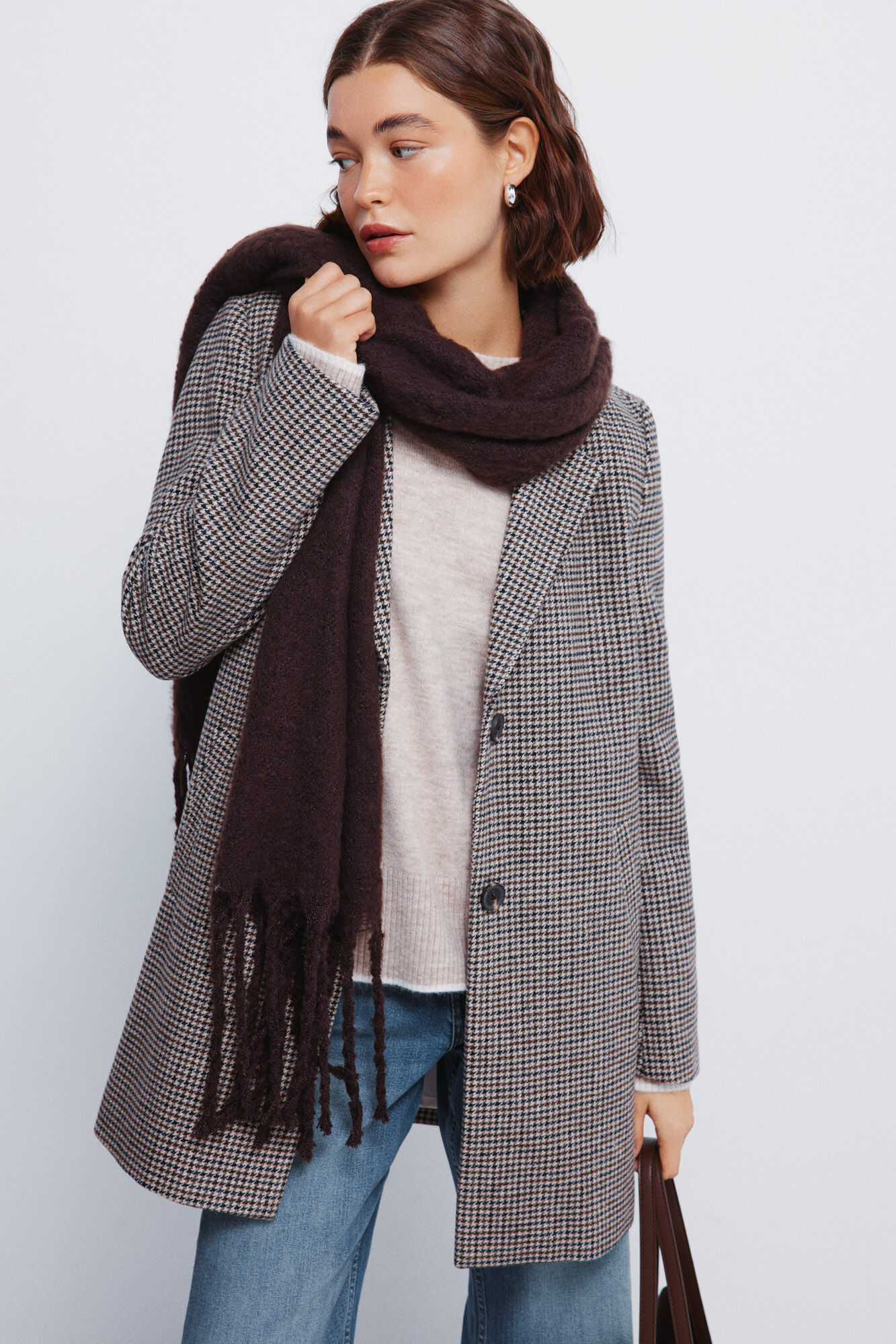 Springfield Cachecol liso de toque suave