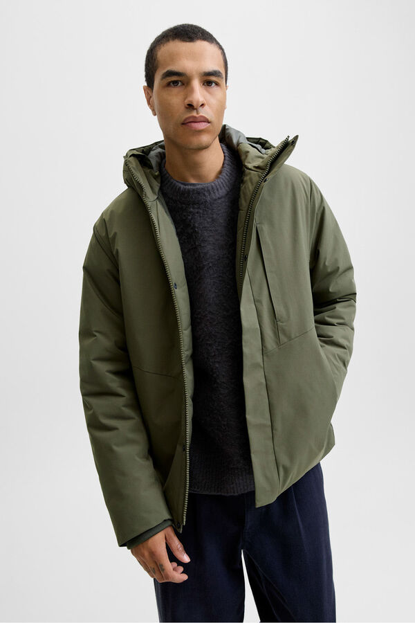 Jack & Jones Casaco impermeável verde