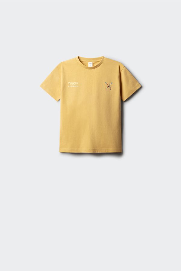 Springfield Kids T-shirt manga curta estampado de ondas para menino estampado