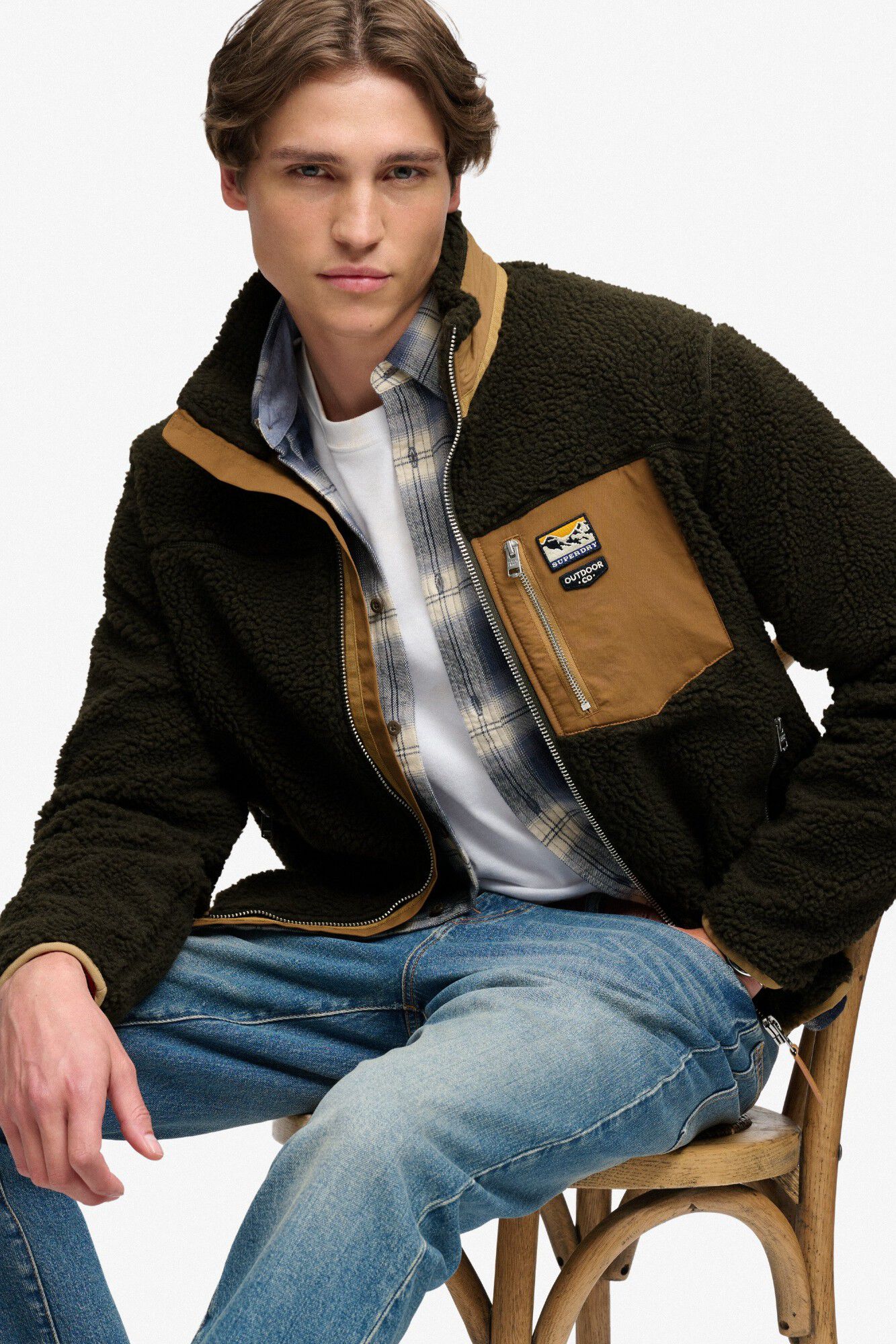 Superdry Forro polar folgado