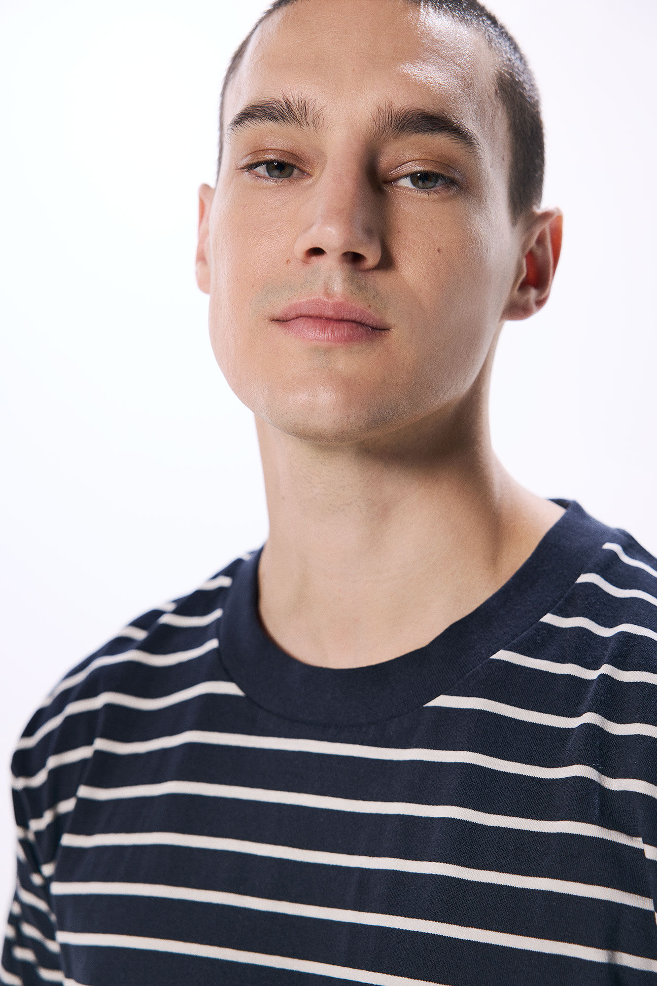 Cortefiel Camiseta manga larga raya marinera