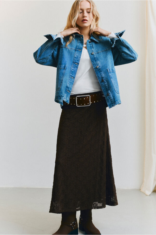 Springfield Saia midi estrutura castanho