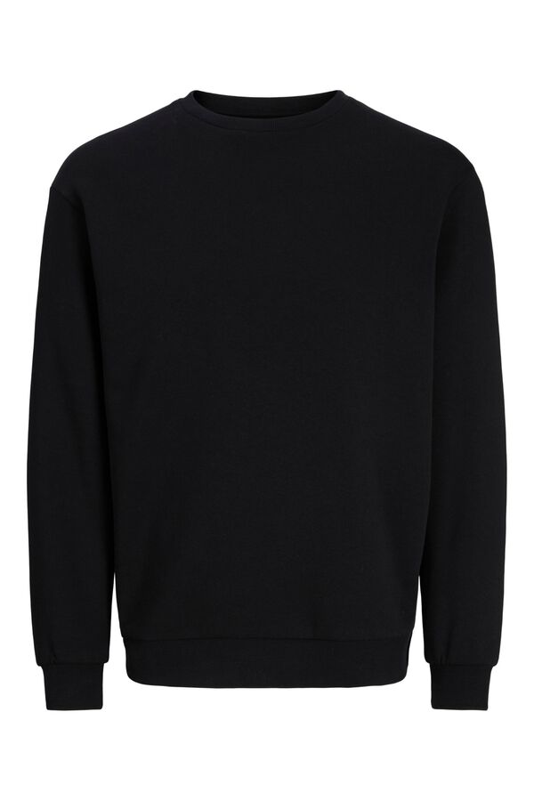 Jack & Jones Sweatshirt relaxed gola redonda preto