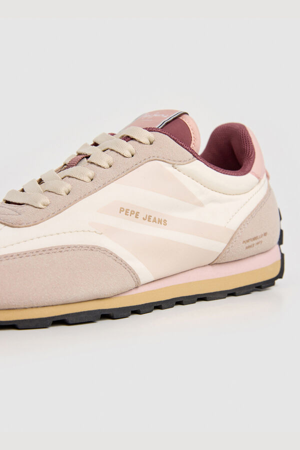 Pepe Jeans T&eacute;nis estilo retro leves rosa