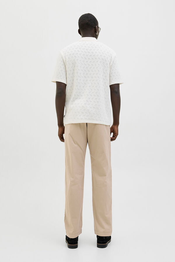 Jack & Jones Calças estilo chino cinzento
