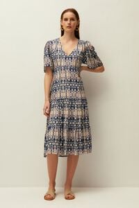 Systemaction Vestido comprido estampado