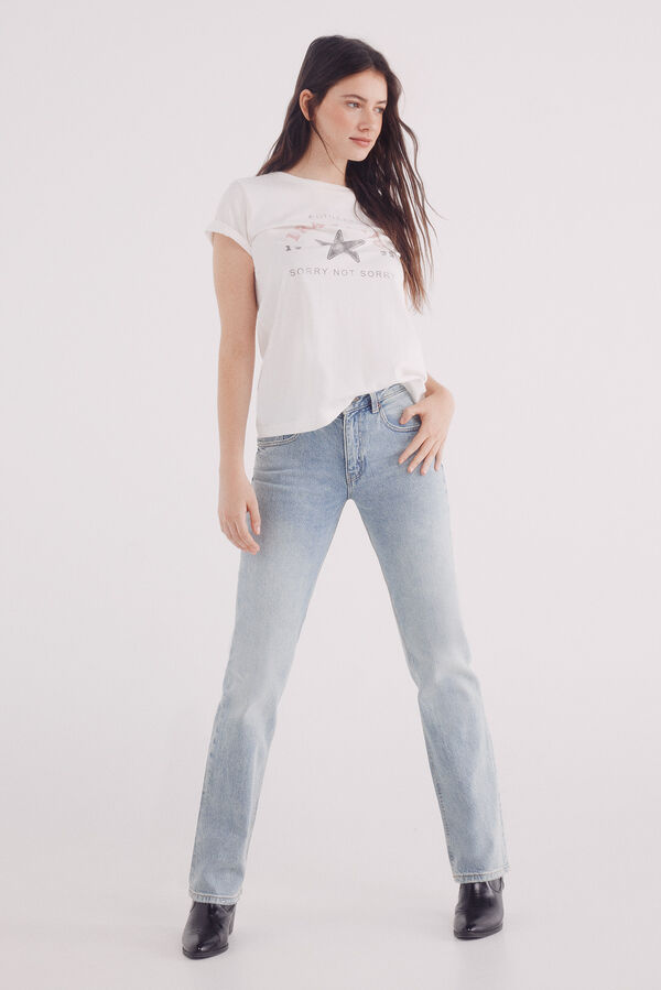 Springfield Camiseta "Dramática" cru