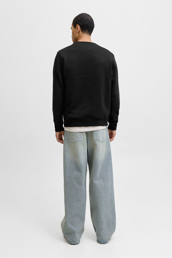 Jack & Jones Sweatshirt básico com logo  cinzento