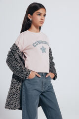 Springfield Kids Camiseta manga comprida estilo cowgirl rosa