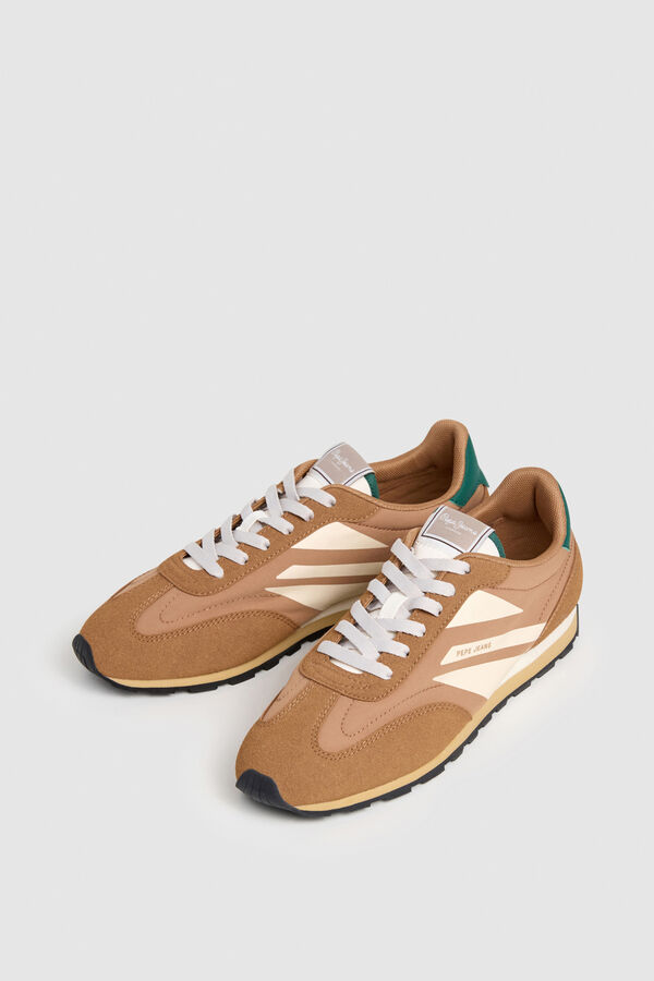 Pepe Jeans T&eacute;nis leves estilo retro cru