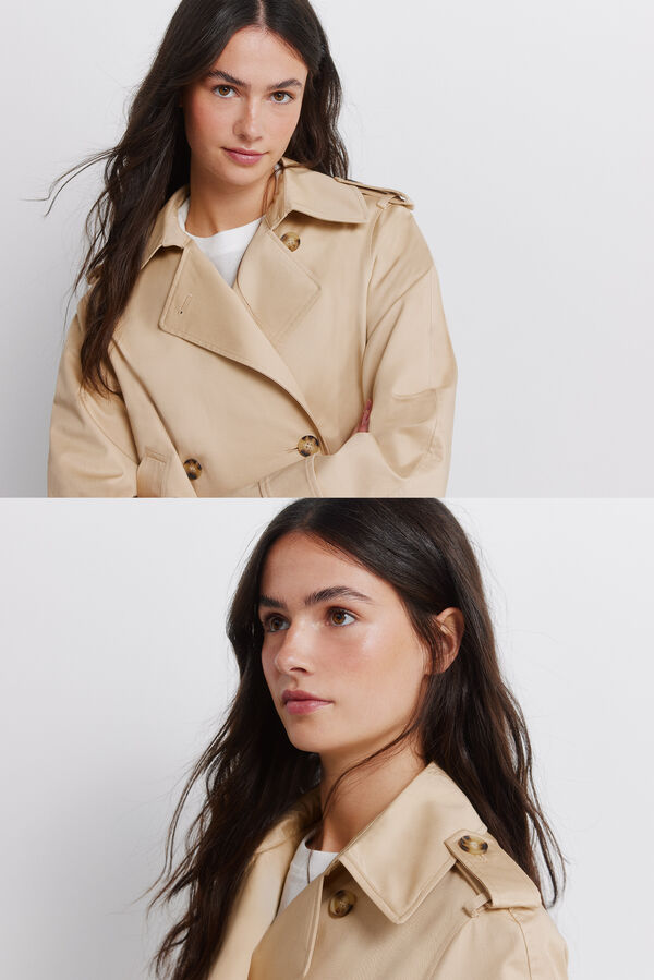 Springfield Gabardina curta azul