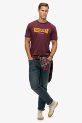 Superdry T-shirt decote redondo estampado