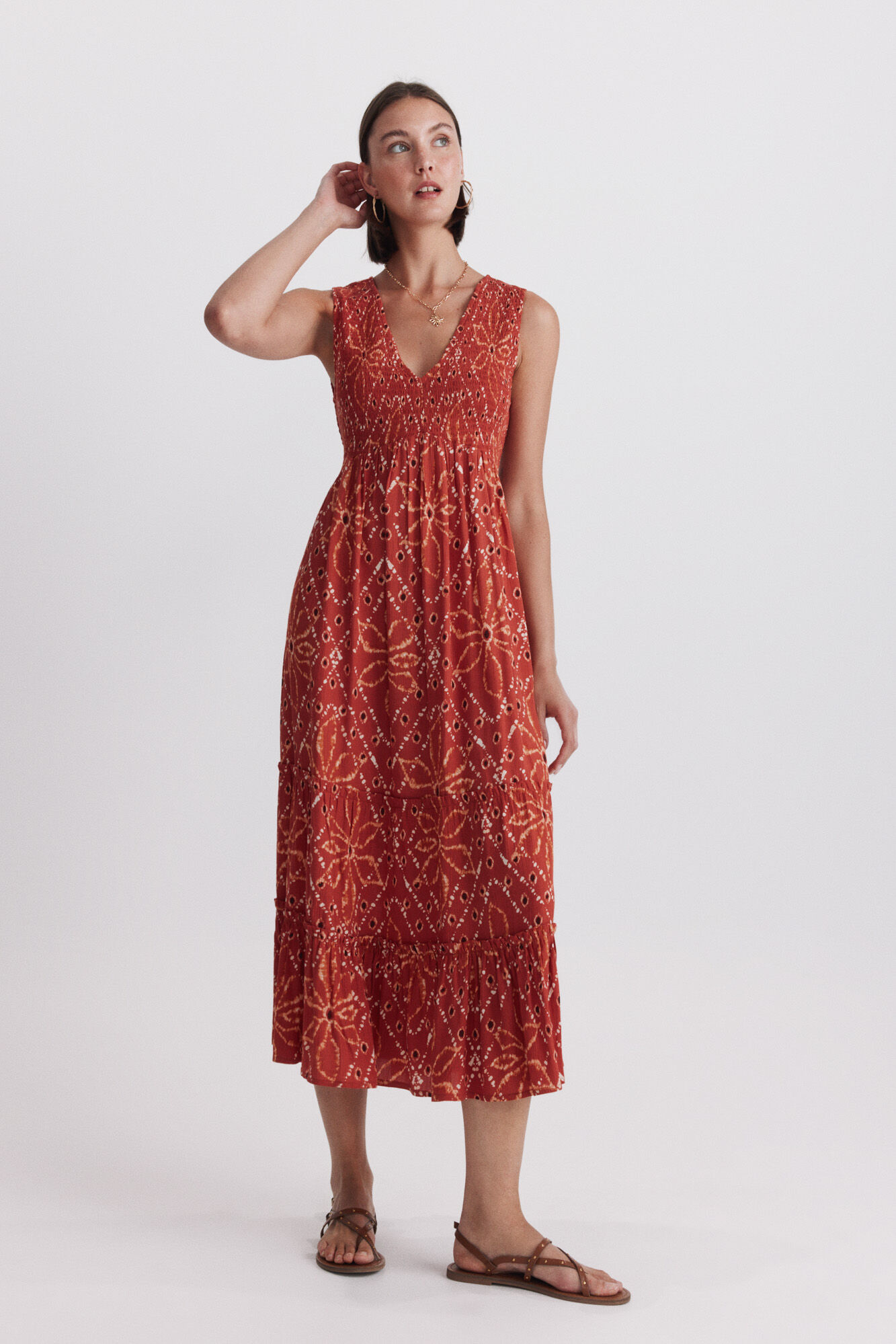 High Spirits Vestido Terracotta