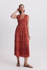 High Spirits Vestido Terracotta cru