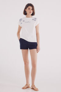Springfield Shorts calças chino com cinto