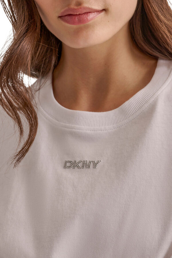 DKNY T-shirt Knot branco