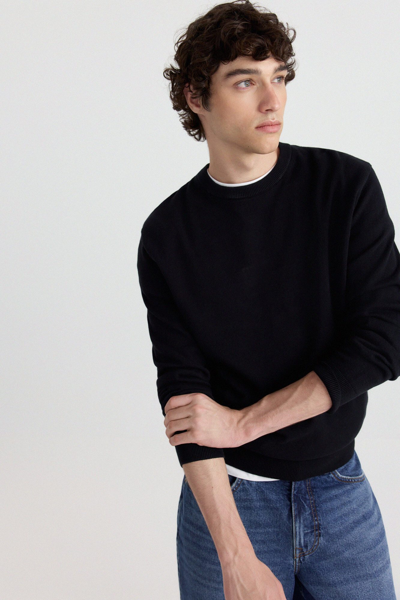 Springfield Camisola b&aacute;sica gola redonda