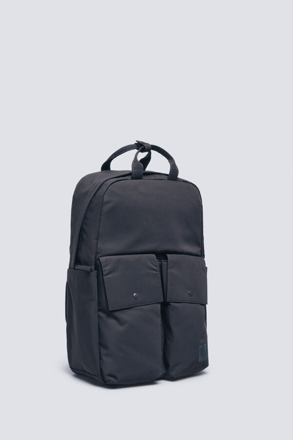 Springfield Mochila cinza de poli&eacute;ster reciclado cinzento