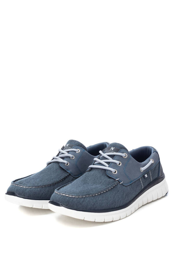 XTI textile men's shoe  blue