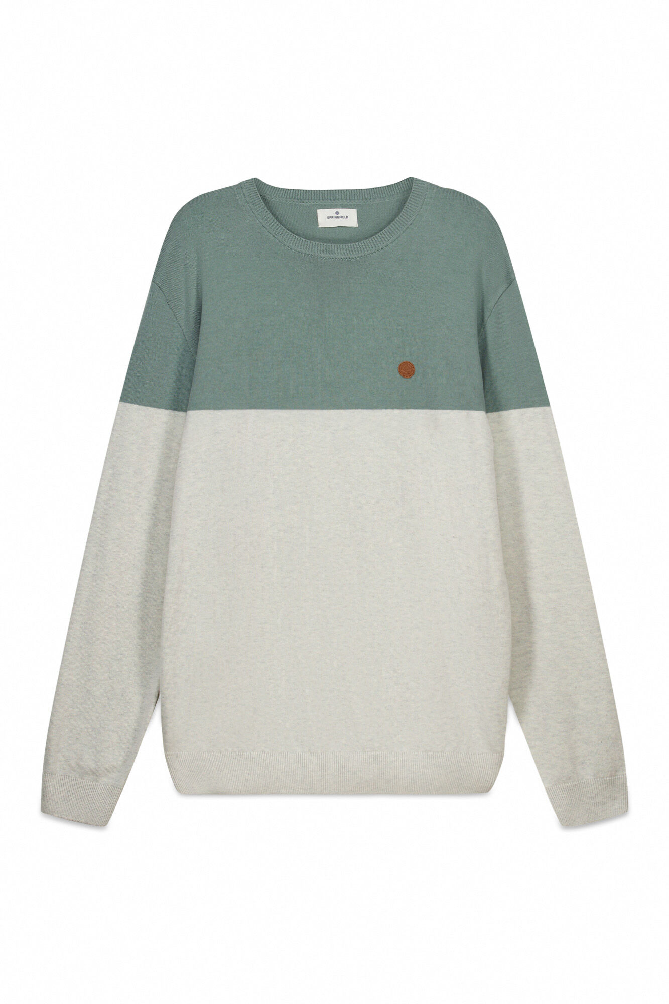 Springfield Camisola b&aacute;sica efeito color block