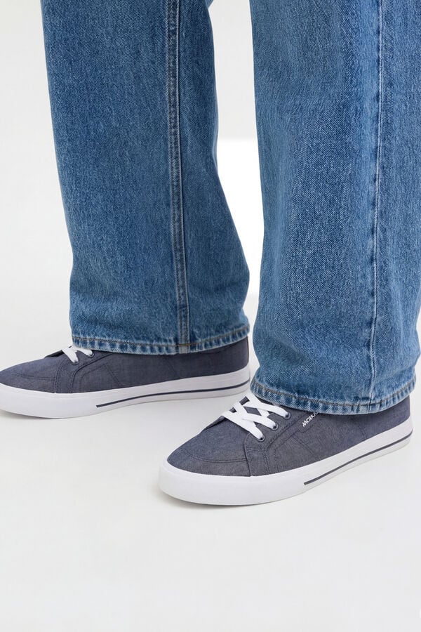 Jack & Jones Sapatilhas casuais de lona azul