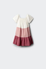 Springfield Kids Vestido de blocos menina rosa