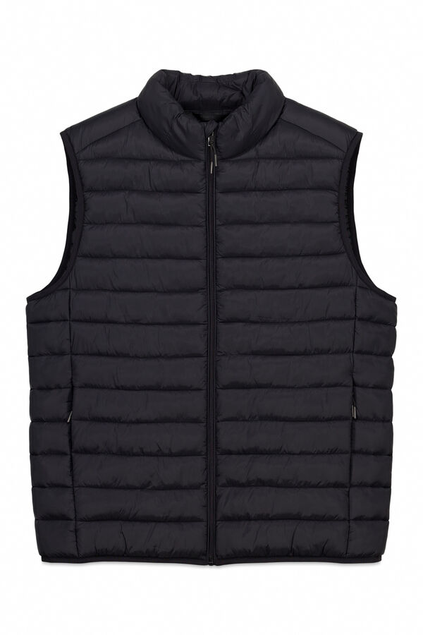 Springfield Colete acolchoado preto