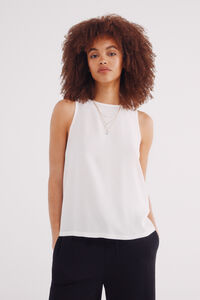 Springfield Camiseta lisa bi-matéria