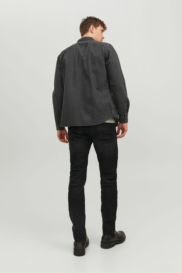 Jack & Jones Camisa vaquera negro