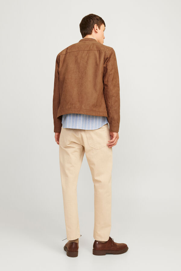 Jack & Jones Leather -effect jacket nude