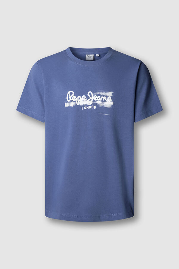 Pepe Jeans T-shirt manga curta azul