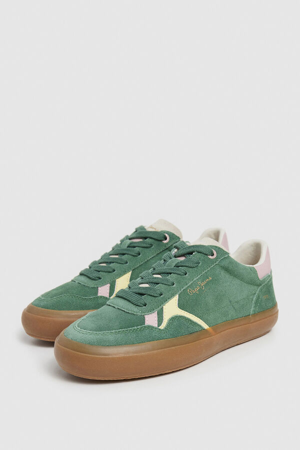 Springfield Travis Retro vulcanized sneaker  green