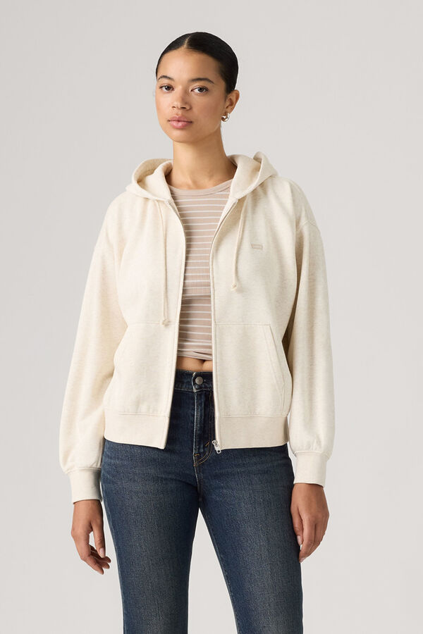 Levi's Sweatshirt com capuz bege